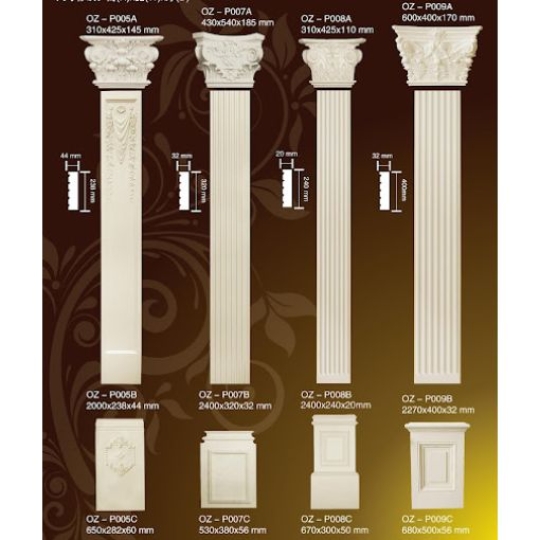 Phào chỉ PU roman column series